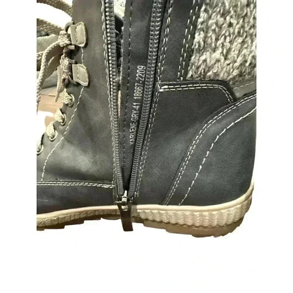 Spring Step Women's Karlene Gray Water Resistant Boots Size 41, MSRP $110. EUC - Picture 7 of 8